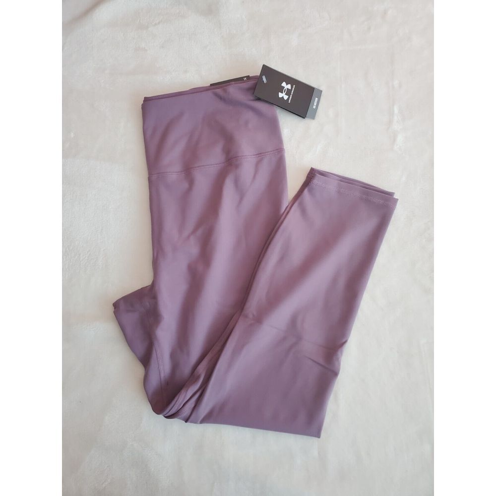 NEW Under Armour Women High Rise Compression Ankle‎ Leggings Pocket 1X Plus